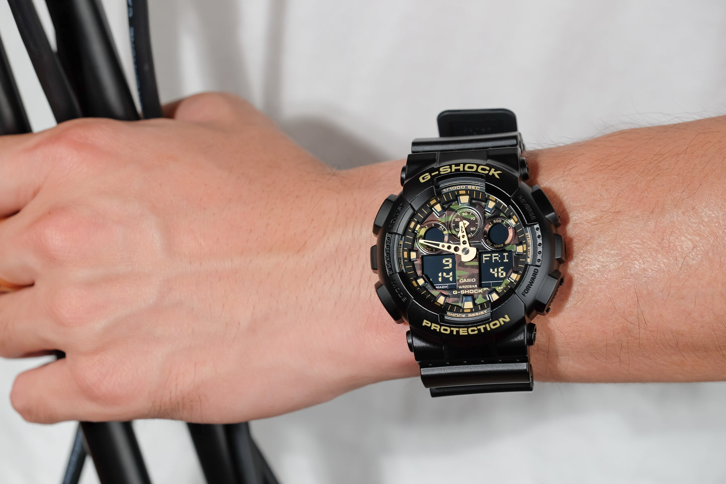 Casio Watch:ANALOG-DIGITAL GA-100 SERIES GA-100CF-1A9