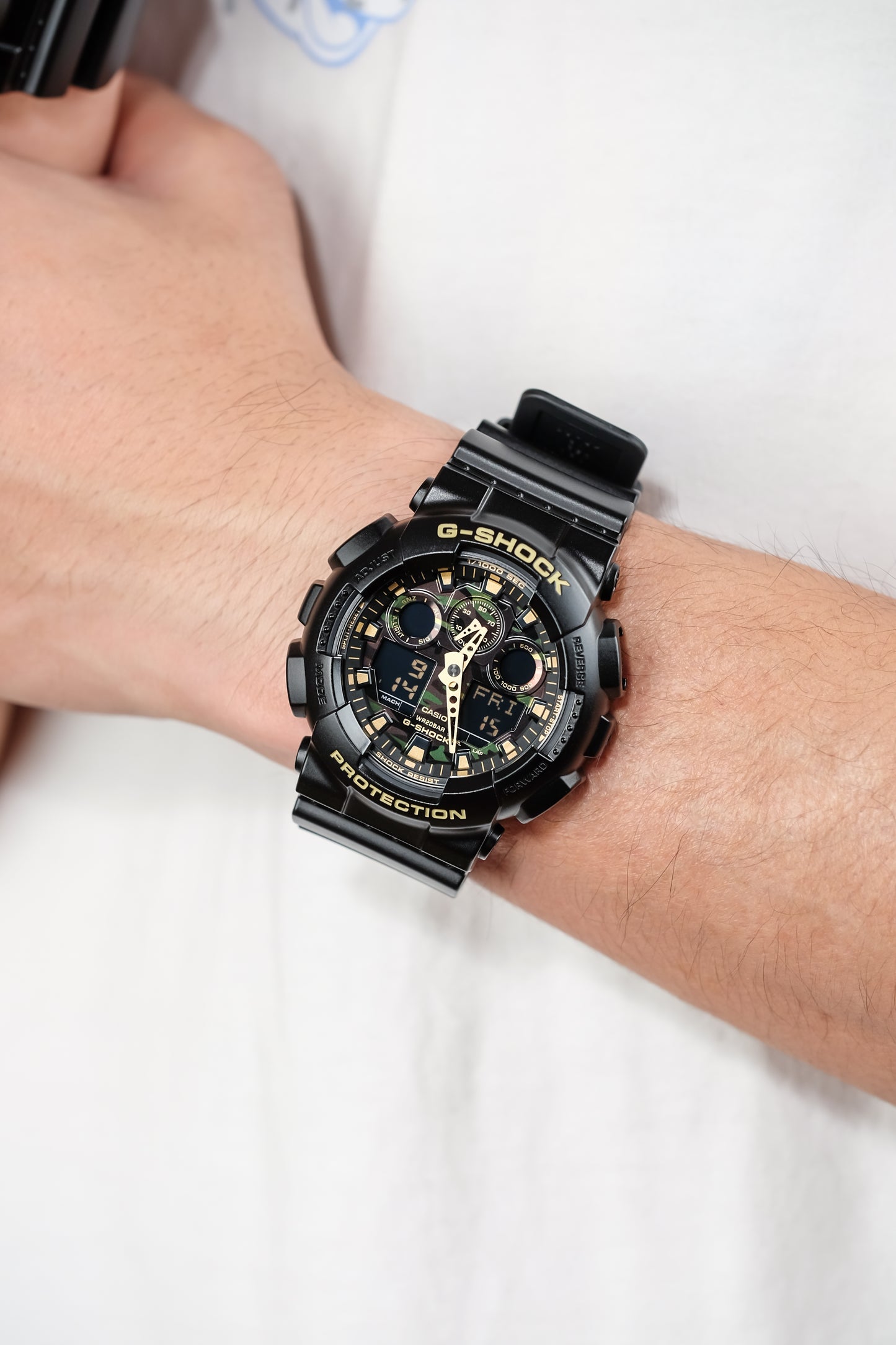 Casio Watch:ANALOG-DIGITAL GA-100 SERIES GA-100CF-1A9
