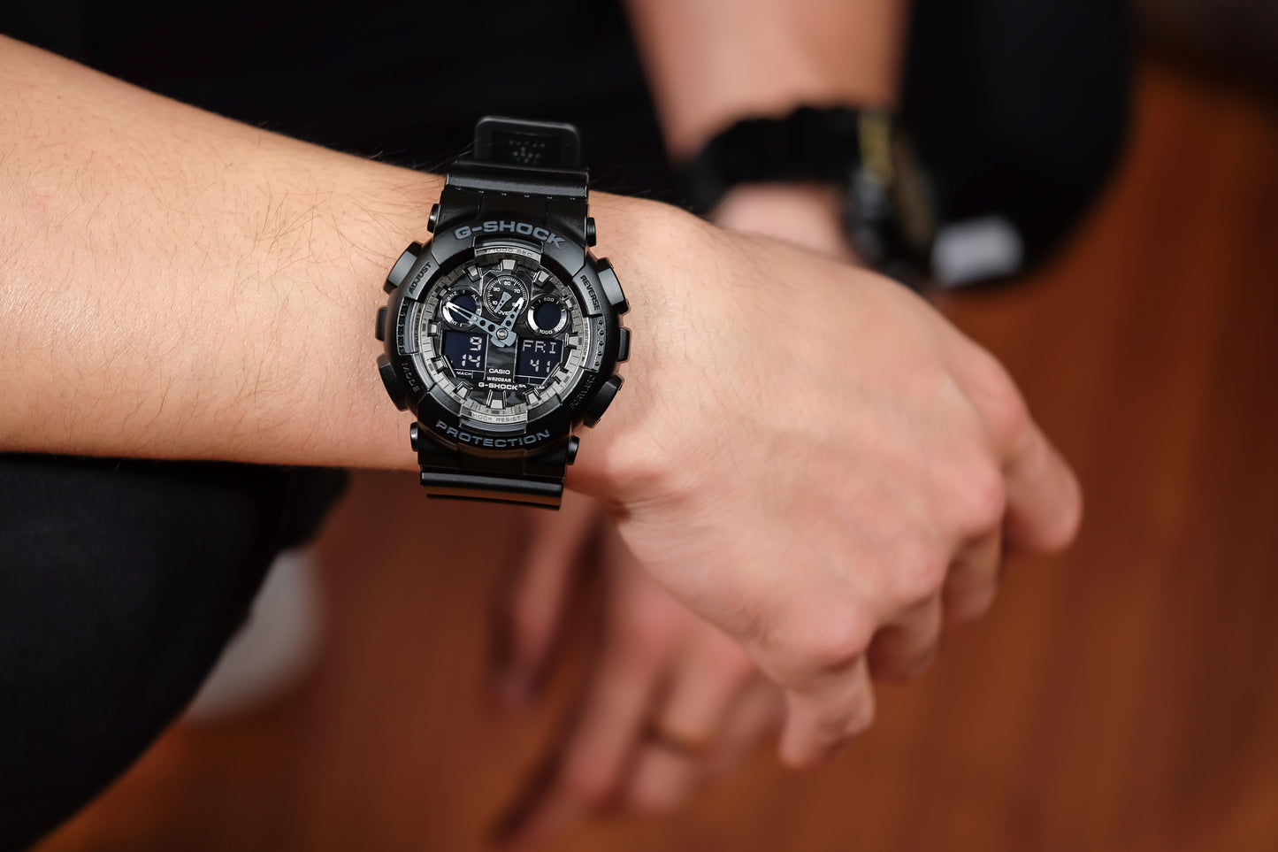 Casuo Watch:ANALOG-DIGITAL GA-100 SERIES GA-100CF-1A