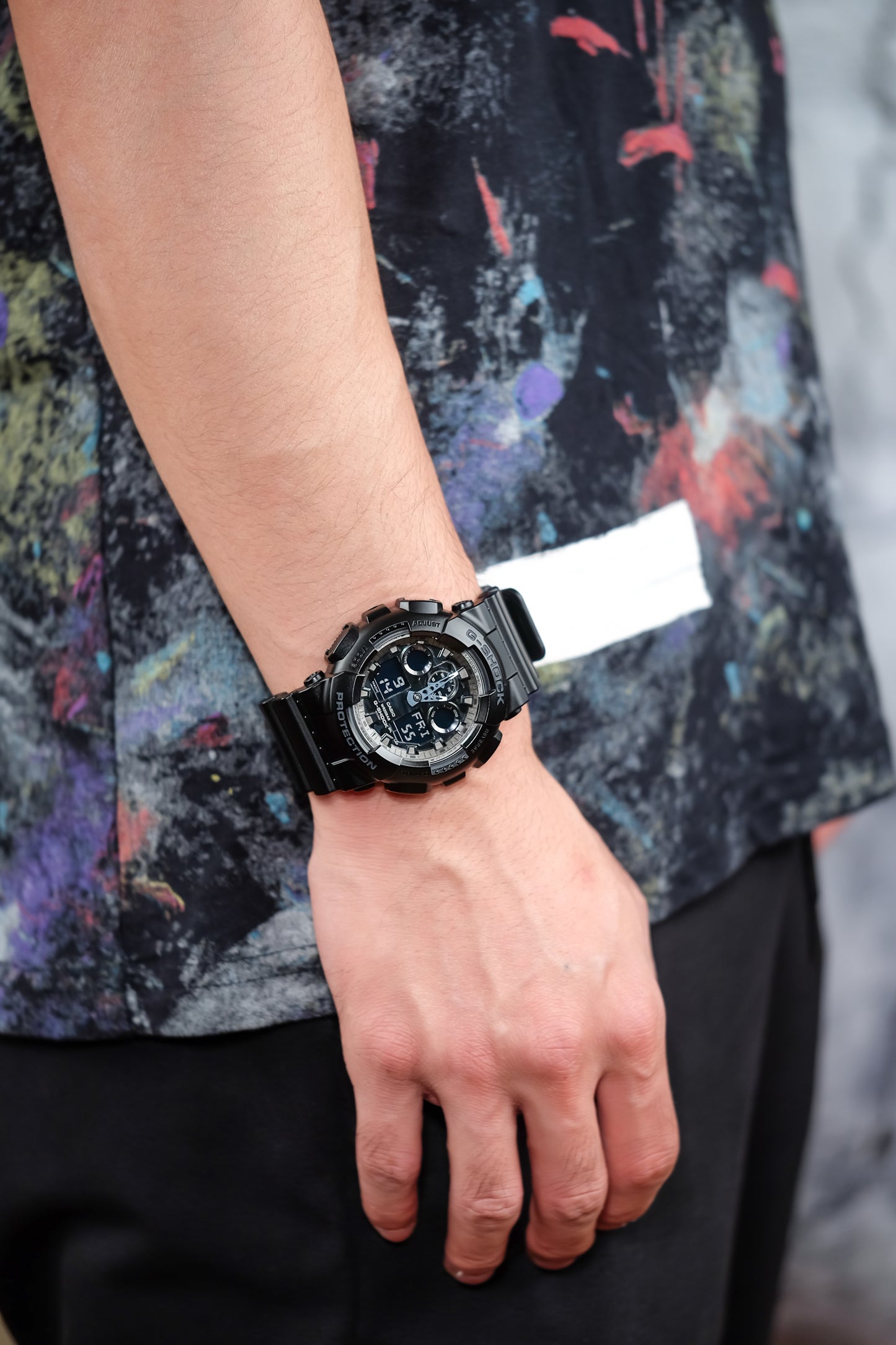 Casuo Watch:ANALOG-DIGITAL GA-100 SERIES GA-100CF-1A