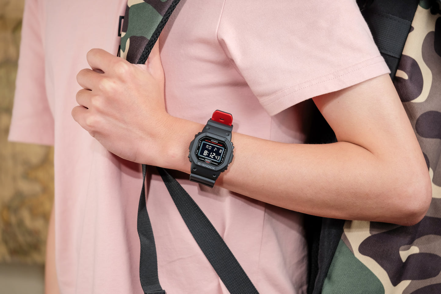 Casio Watch:DIGITAL 5600 SERIES DW-5600HR-1