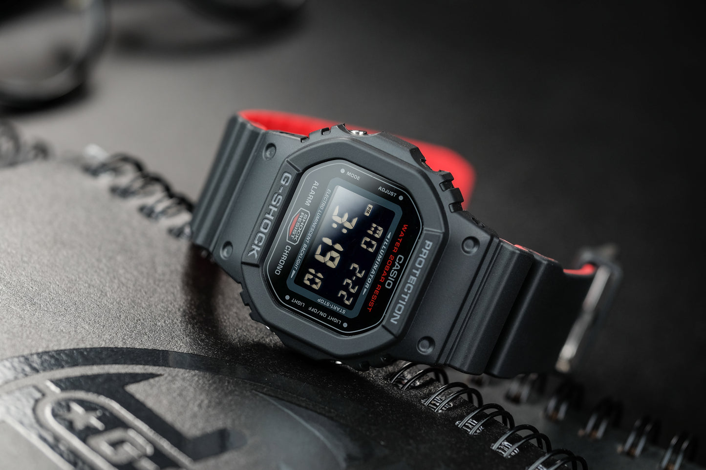 Casio Watch:DIGITAL 5600 SERIES DW-5600HR-1