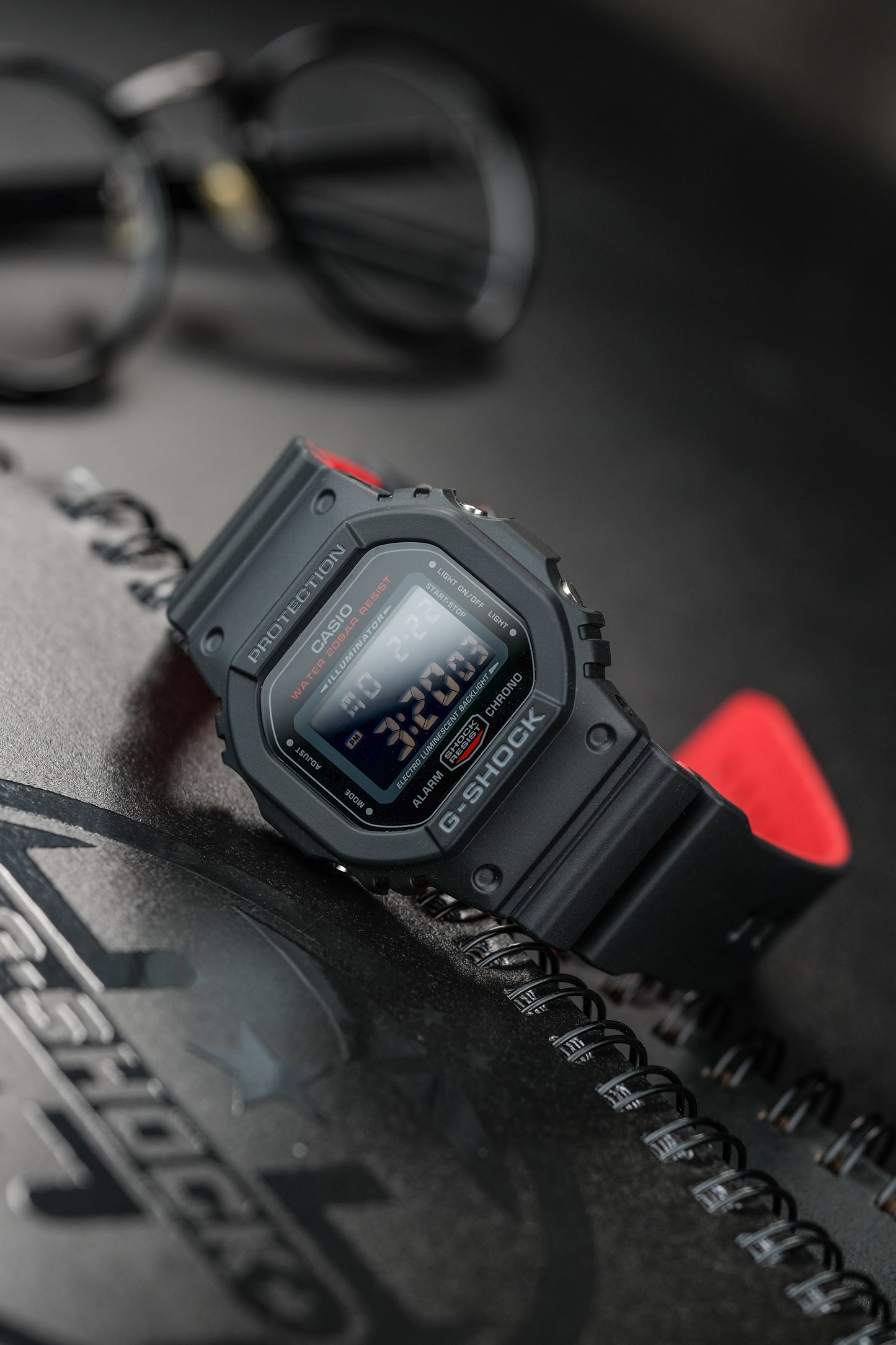 Casio Watch:DIGITAL 5600 SERIES DW-5600HR-1