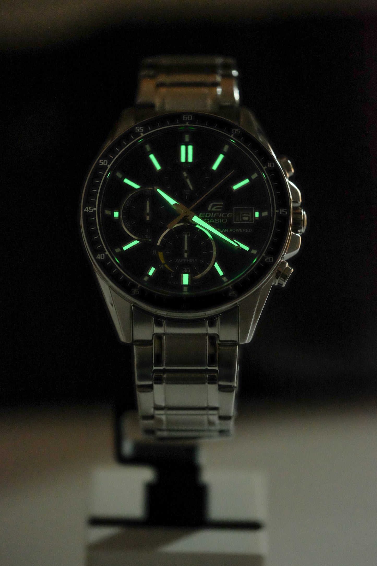 Casio Watch:Slim Line with Sapphire Crystal EFS-S510D-2AV