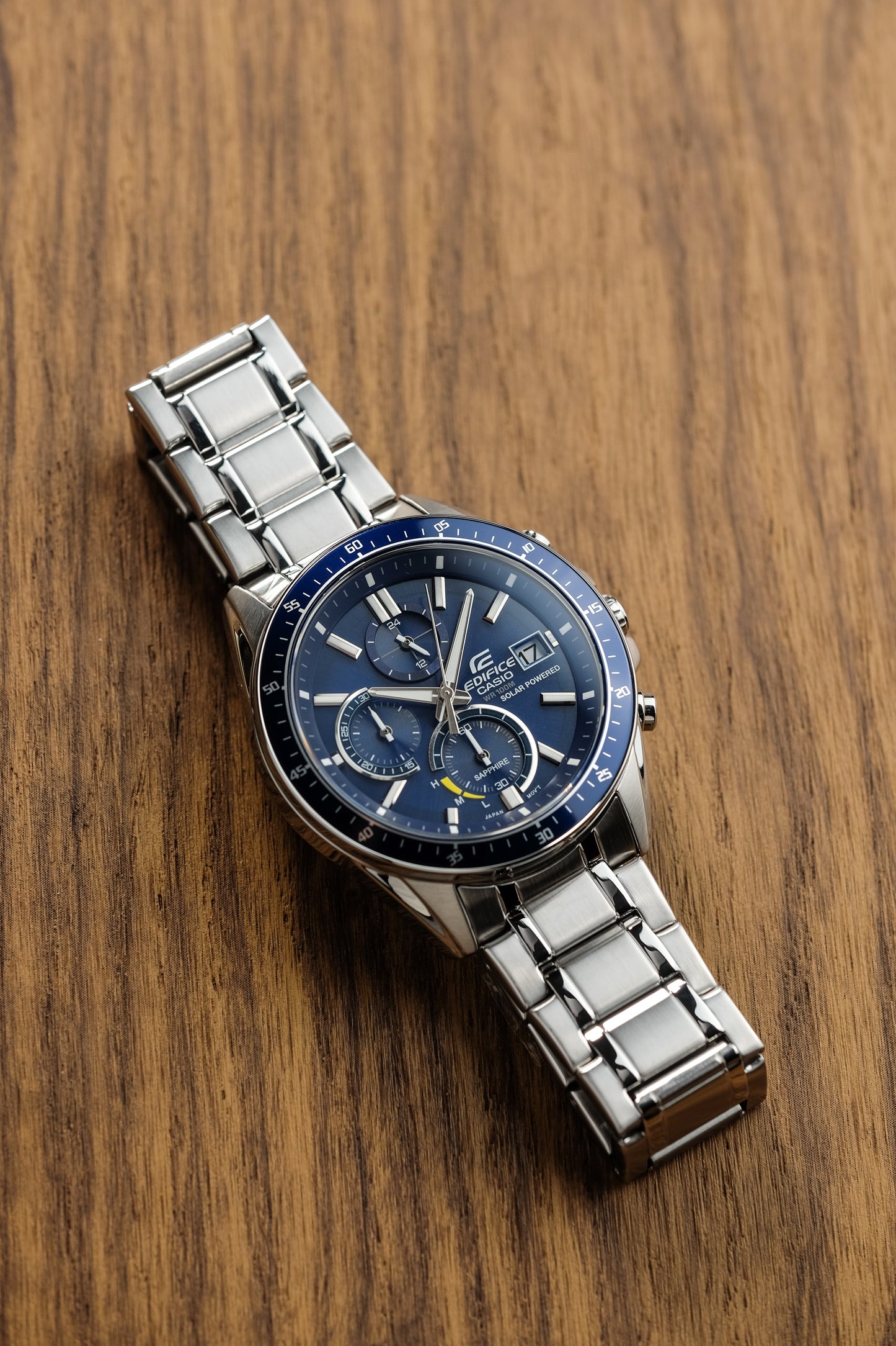 Casio Watch:Slim Line with Sapphire Crystal EFS-S510D-2AV