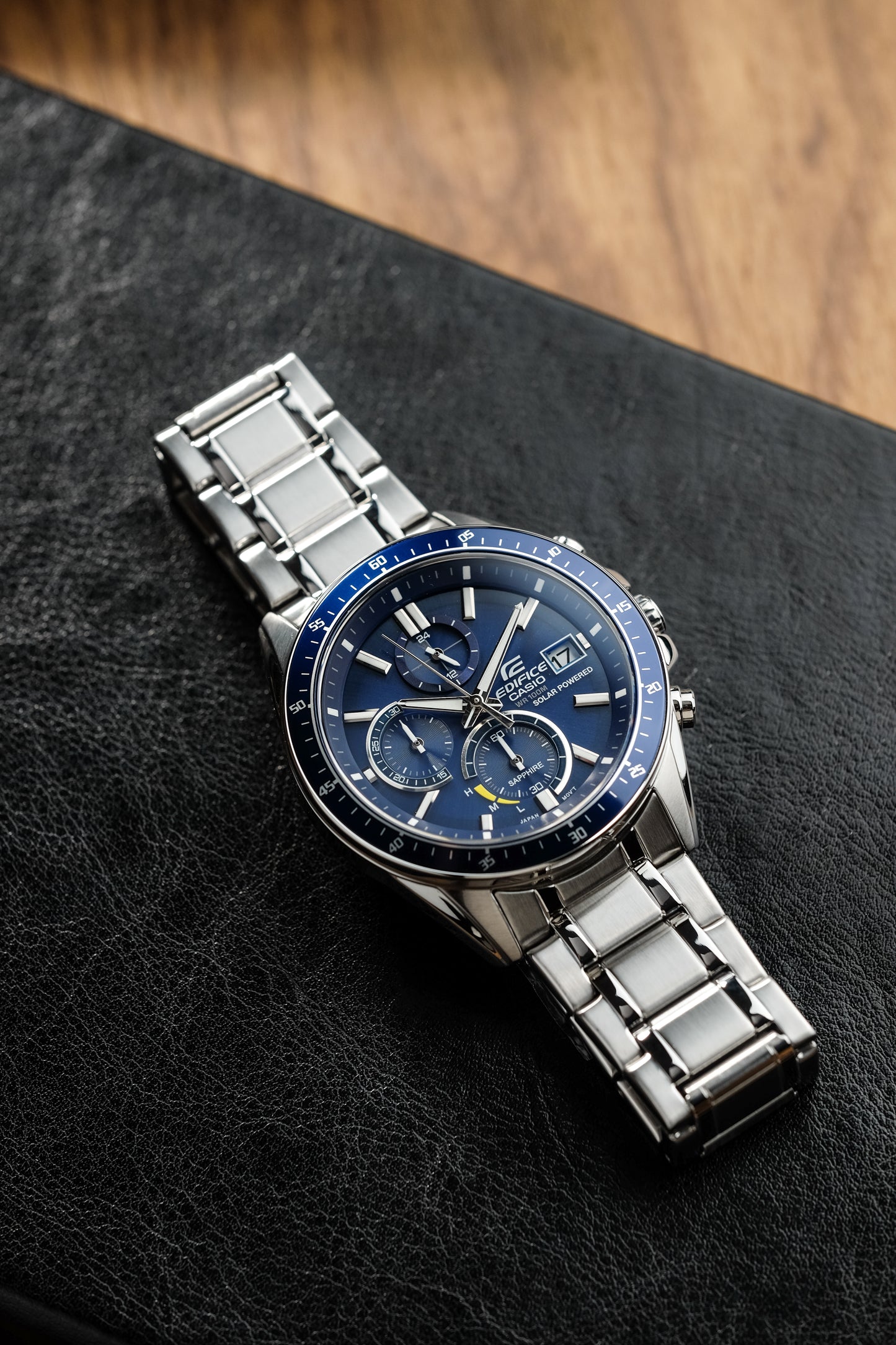Casio Watch:Slim Line with Sapphire Crystal EFS-S510D-2AV