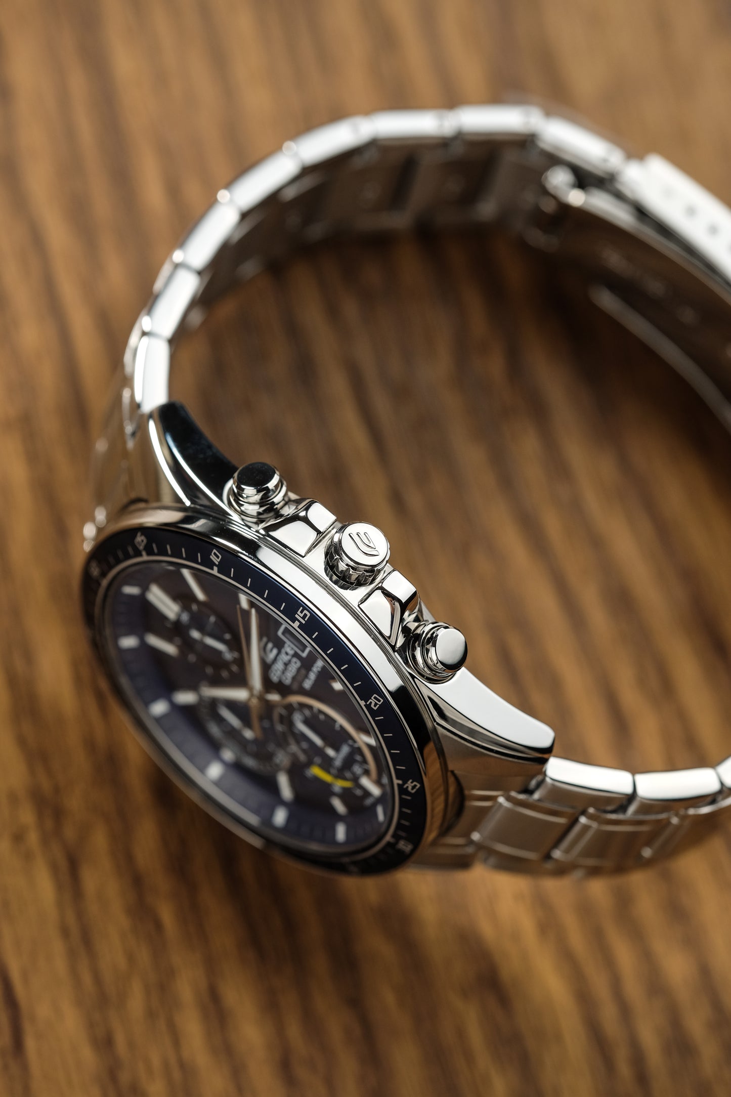 Casio Watch:Slim Line with Sapphire Crystal EFS-S510D-2AV