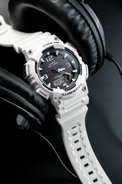 Casio Watch:Analog-Digital Combination solar AQS810WC-7AV