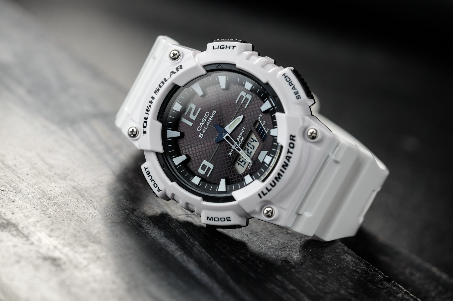 Casio Watch:Analog-Digital Combination solar AQS810WC-7AV