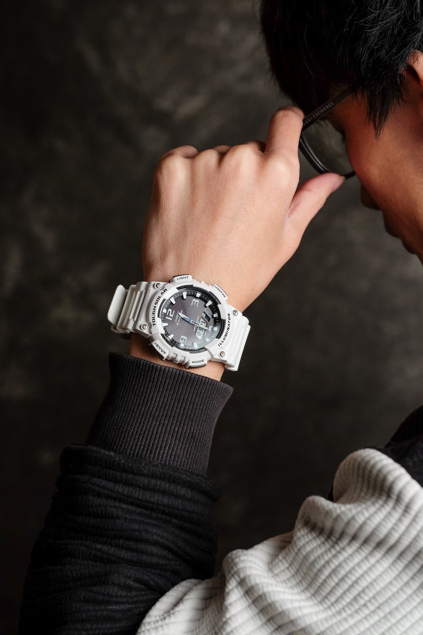 Casio Watch:Analog-Digital Combination solar AQS810WC-7AV