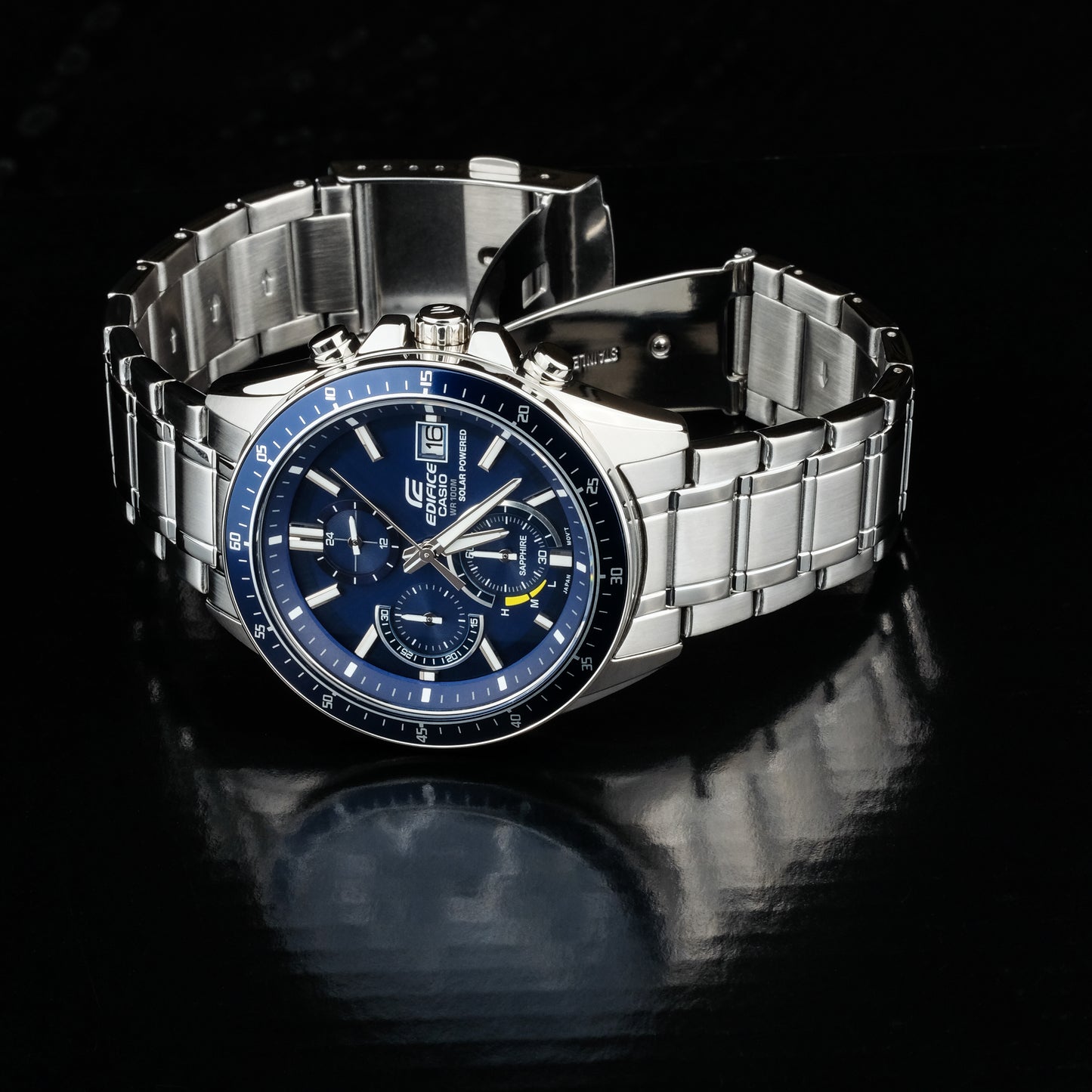 Casio Watch:Slim Line with Sapphire Crystal EFS-S510D-2AV