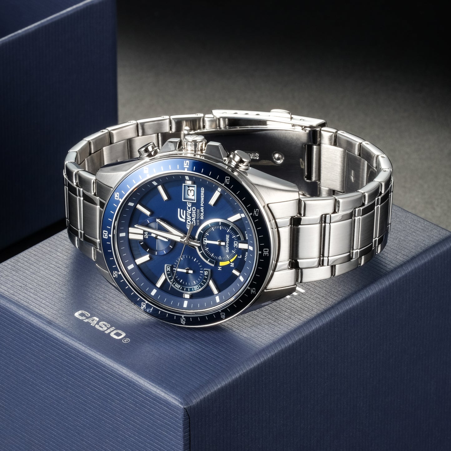 Casio Watch:Slim Line with Sapphire Crystal EFS-S510D-2AV