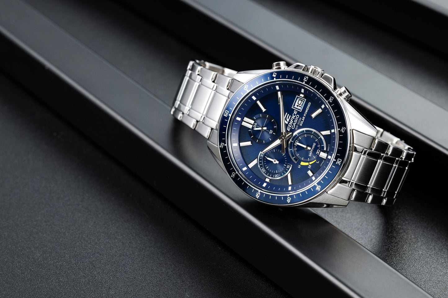 Casio Watch:Slim Line with Sapphire Crystal EFS-S510D-2AV