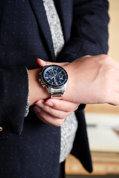 Casio Watch:Slim Line with Sapphire Crystal EFS-S510D-2AV