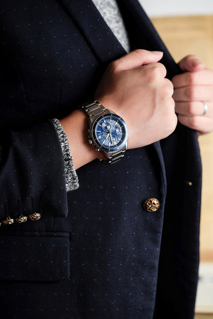 Casio Watch:Slim Line with Sapphire Crystal EFS-S510D-2AV
