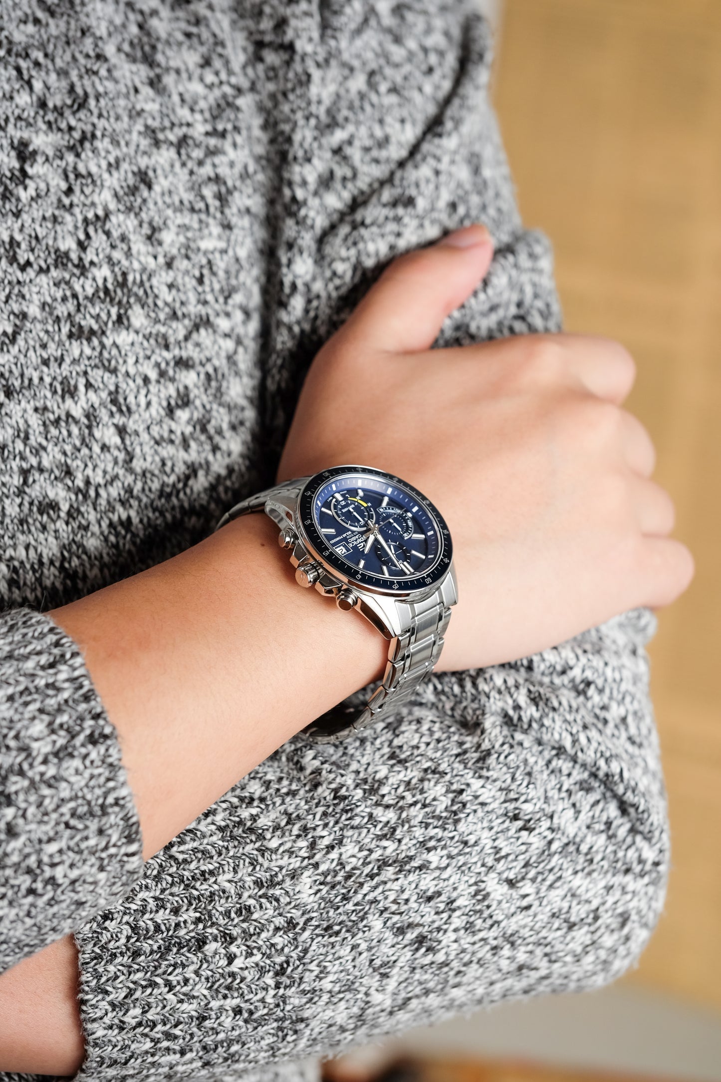Casio Watch:Slim Line with Sapphire Crystal EFS-S510D-2AV