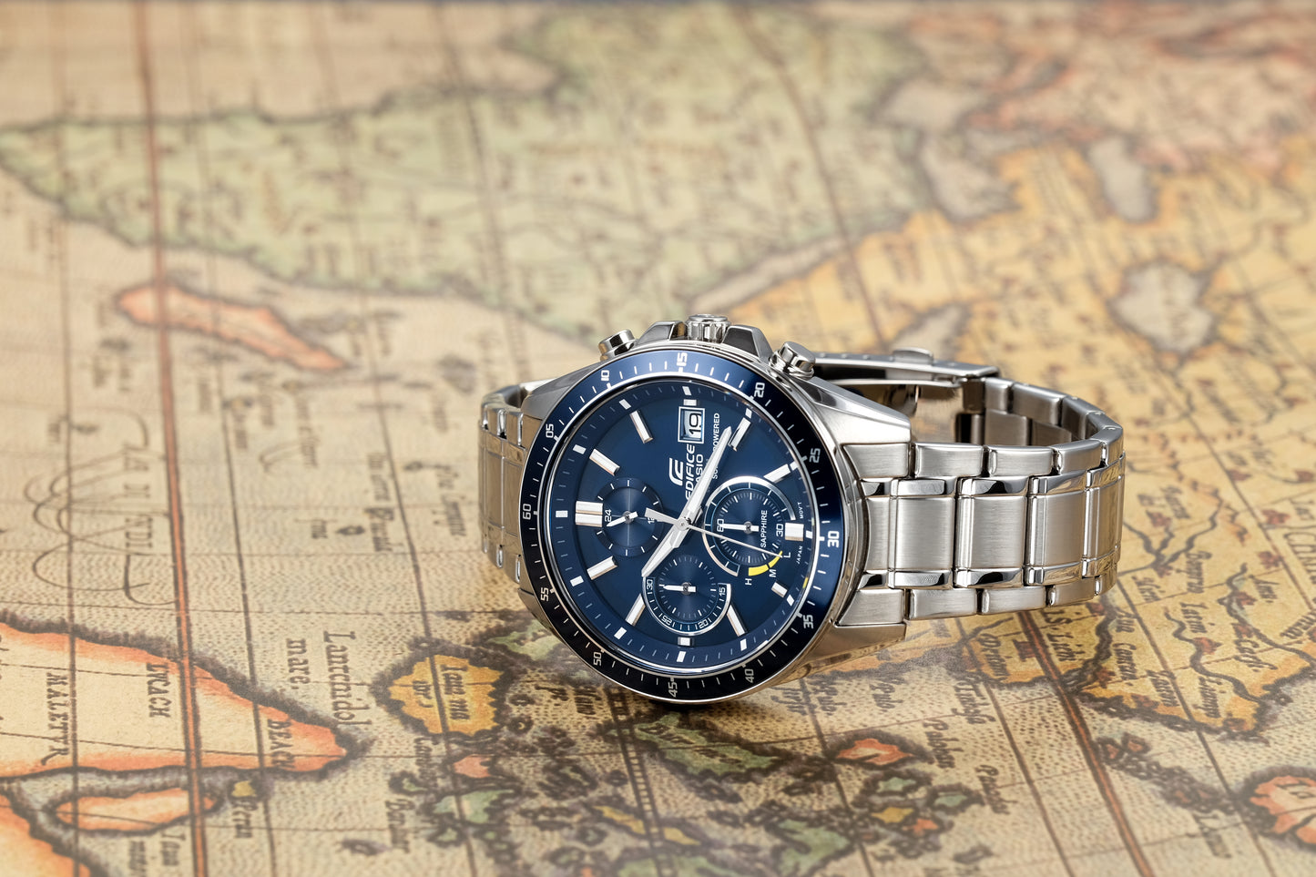 Casio Watch:Slim Line with Sapphire Crystal EFS-S510D-2AV