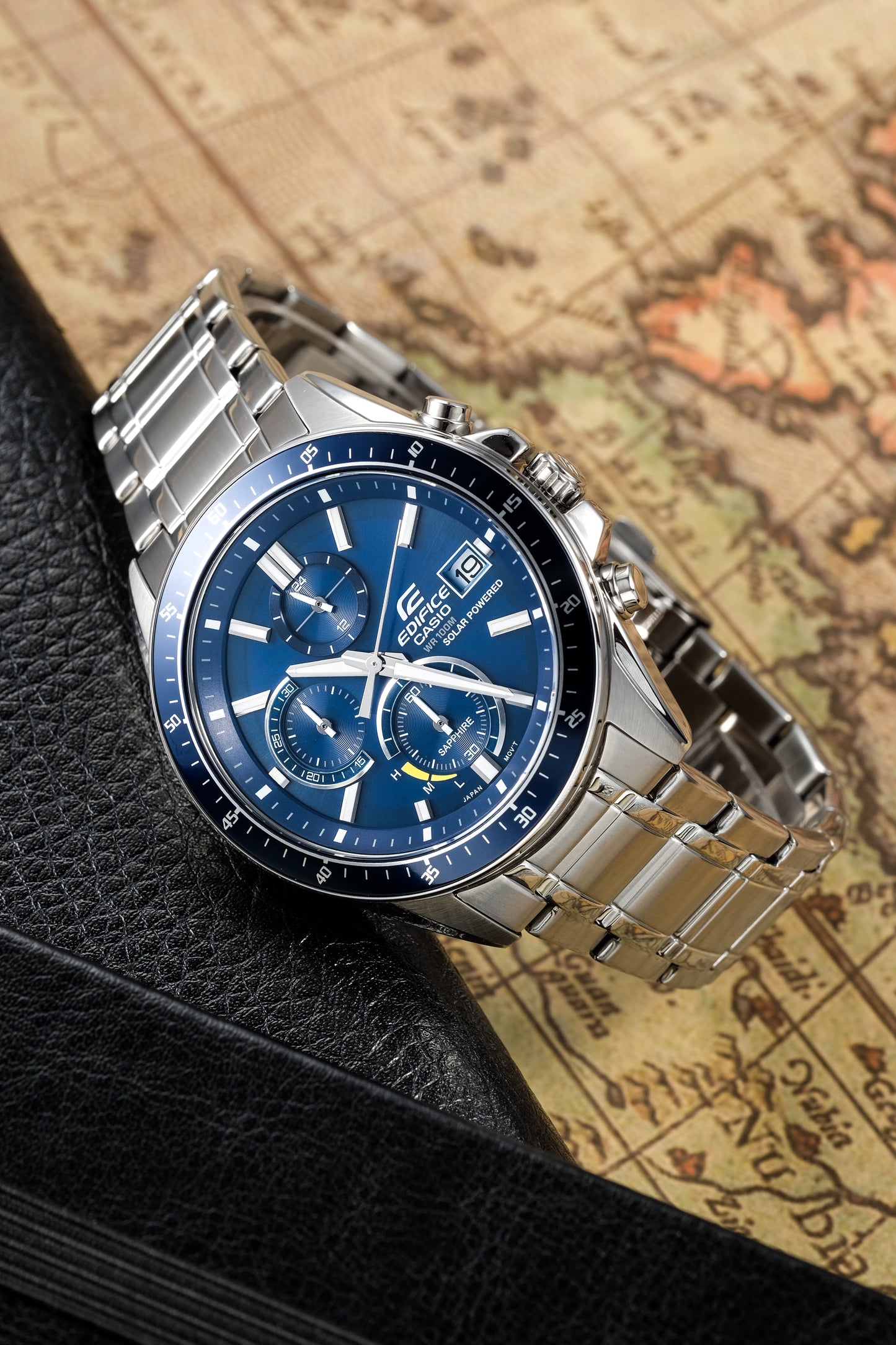 Casio Watch:Slim Line with Sapphire Crystal EFS-S510D-2AV