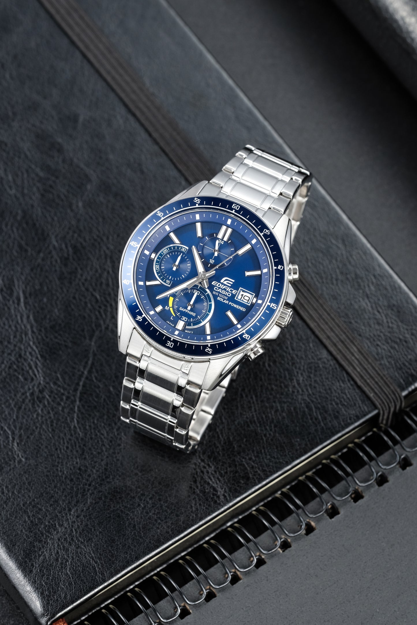 Casio Watch:Slim Line with Sapphire Crystal EFS-S510D-2AV