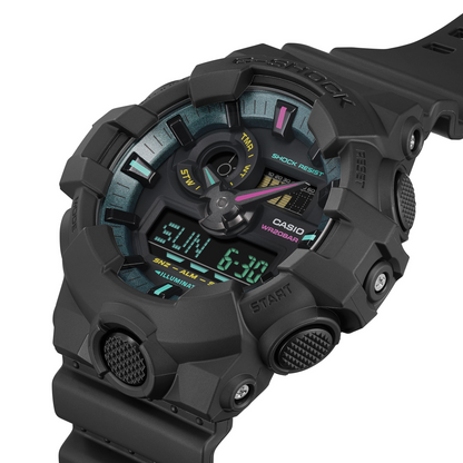 Casio Watch:ANALOG-DIGITAL GA-700 SERIES GA-700MF-1A