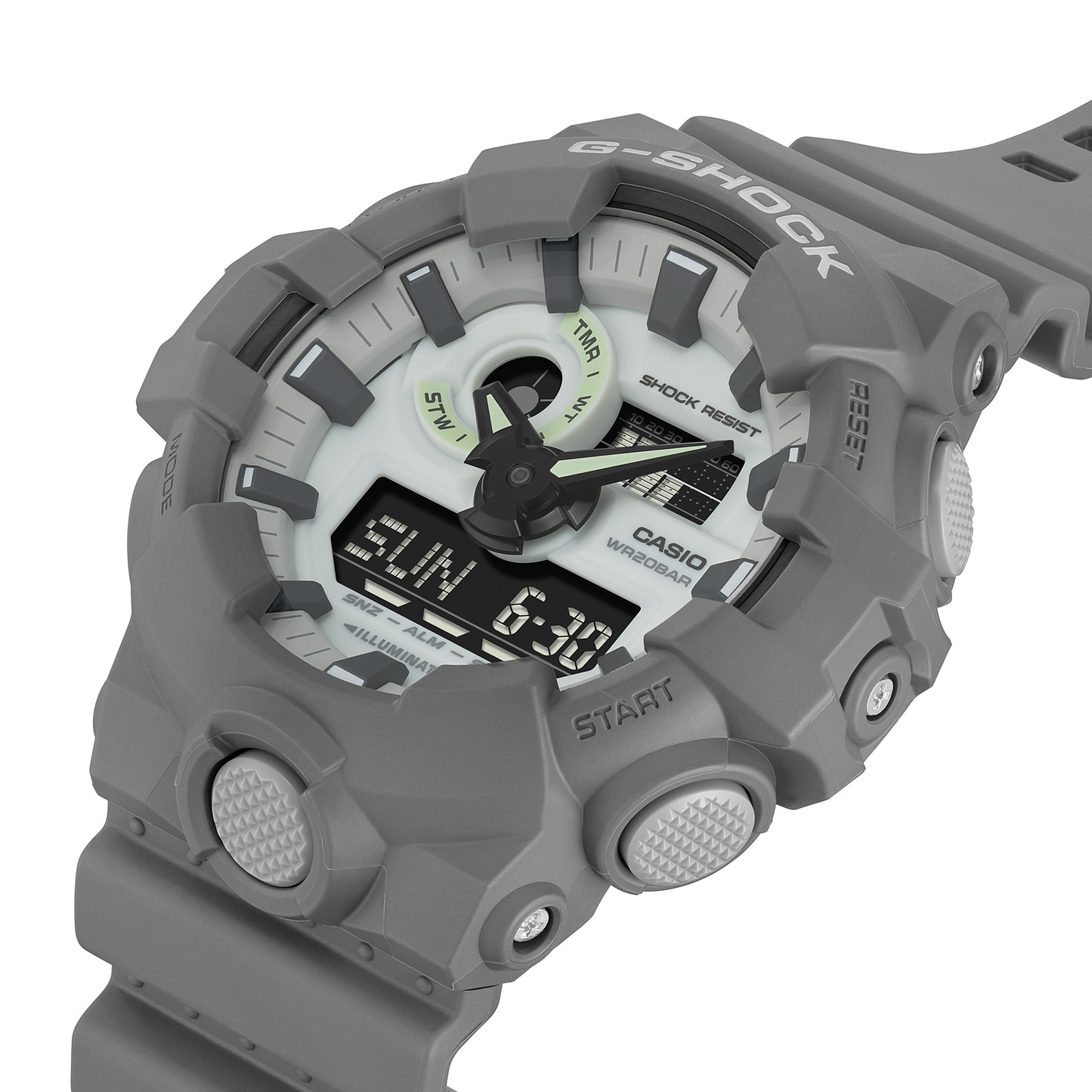 Casio Watch:ANALOG-DIGITAL GA-700 SERIES GA-700HD-8A
