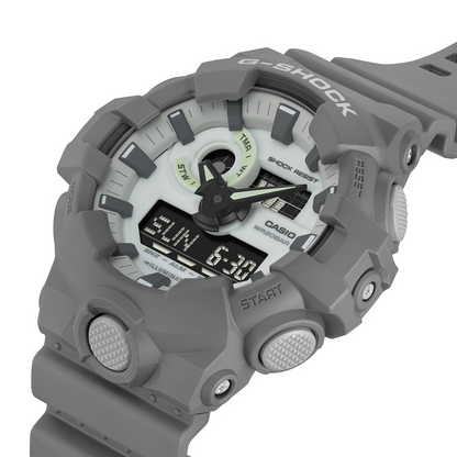 Casio Watch:ANALOG-DIGITAL GA-700 SERIES GA-700HD-8A