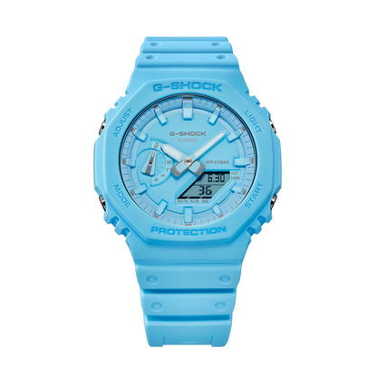 Casio Watch:ANALOG-DIGITAL 2100 Series GA-2100-2A2