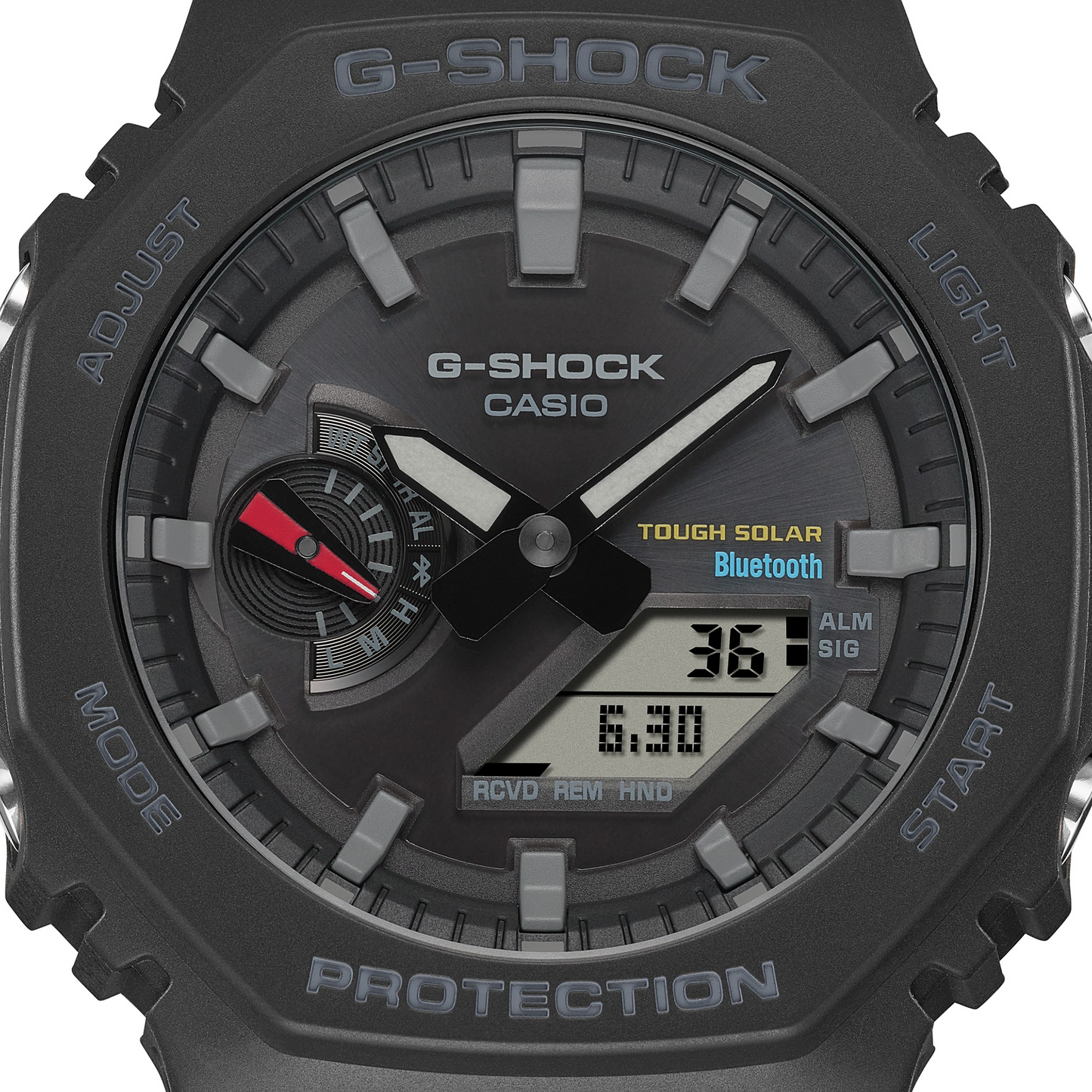 Casio Watch:ANALOG-DIGITAL 2100 Series GA-B2100-1A