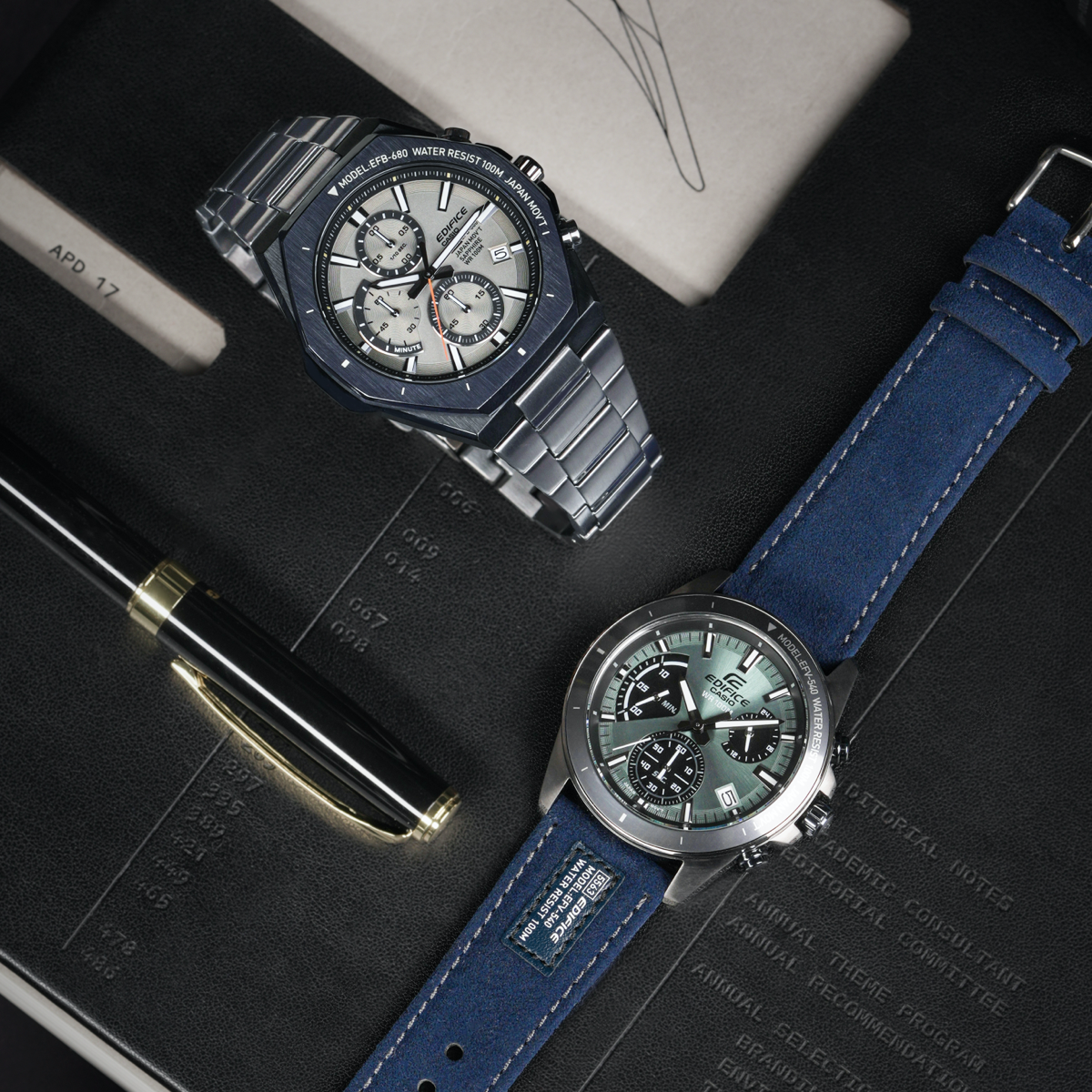 Casio Watch:Standard chronograph watch EFV-540UL-2AV