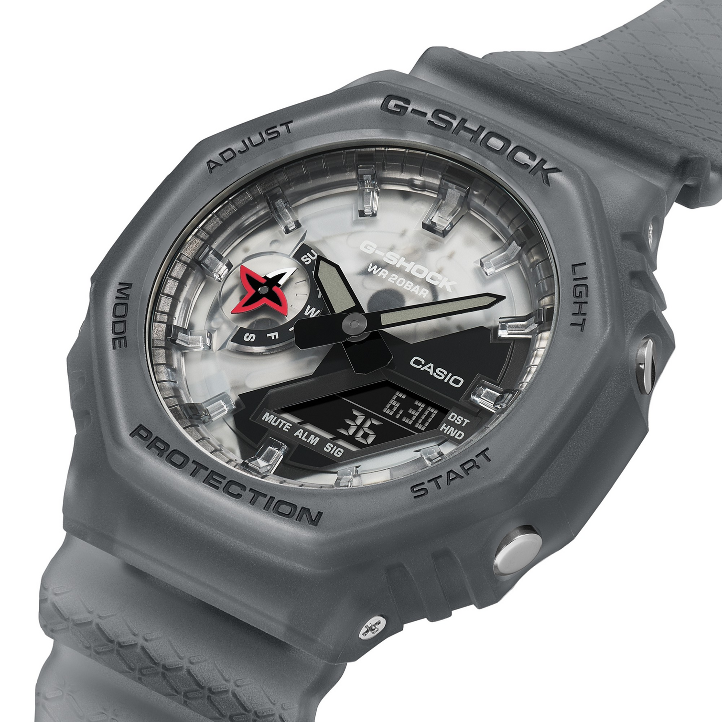 Casio Watch:ANALOG-DIGITAL 2100 Series GA-2100NNJ-8A