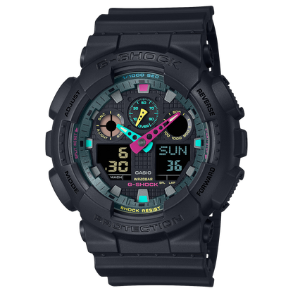 Casio Watch:ANALOG-DIGITAL GA-100 SERIES GA-100MF-1A