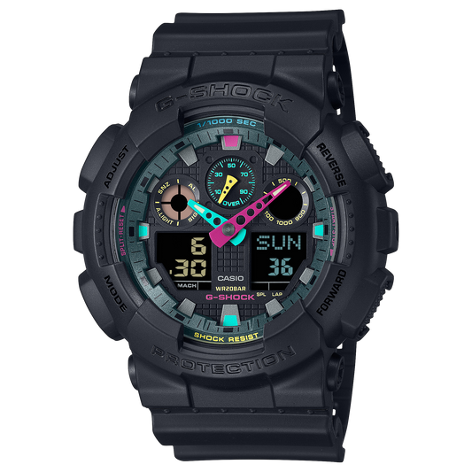 Casio Watch:ANALOG-DIGITAL GA-100 SERIES GA-100MF-1A