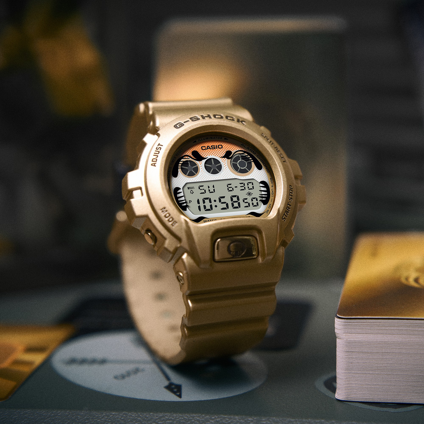 casio Watch:DIGITAL 6900 SERIES DW-6900GDA-9