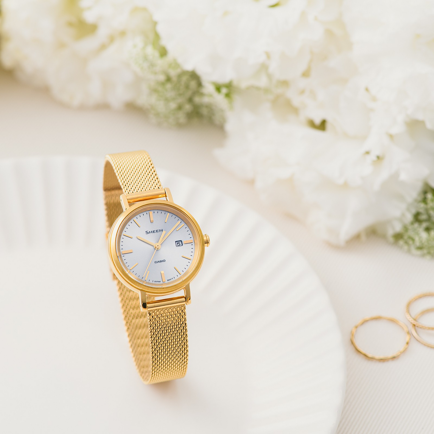 Casio watch: SunMoonStars SHS-D300GM-7A