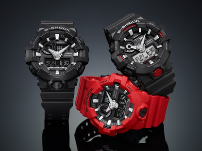 Casio Watch:ANALOG-DIGITAL GA-700 SERIES GA-700-1B