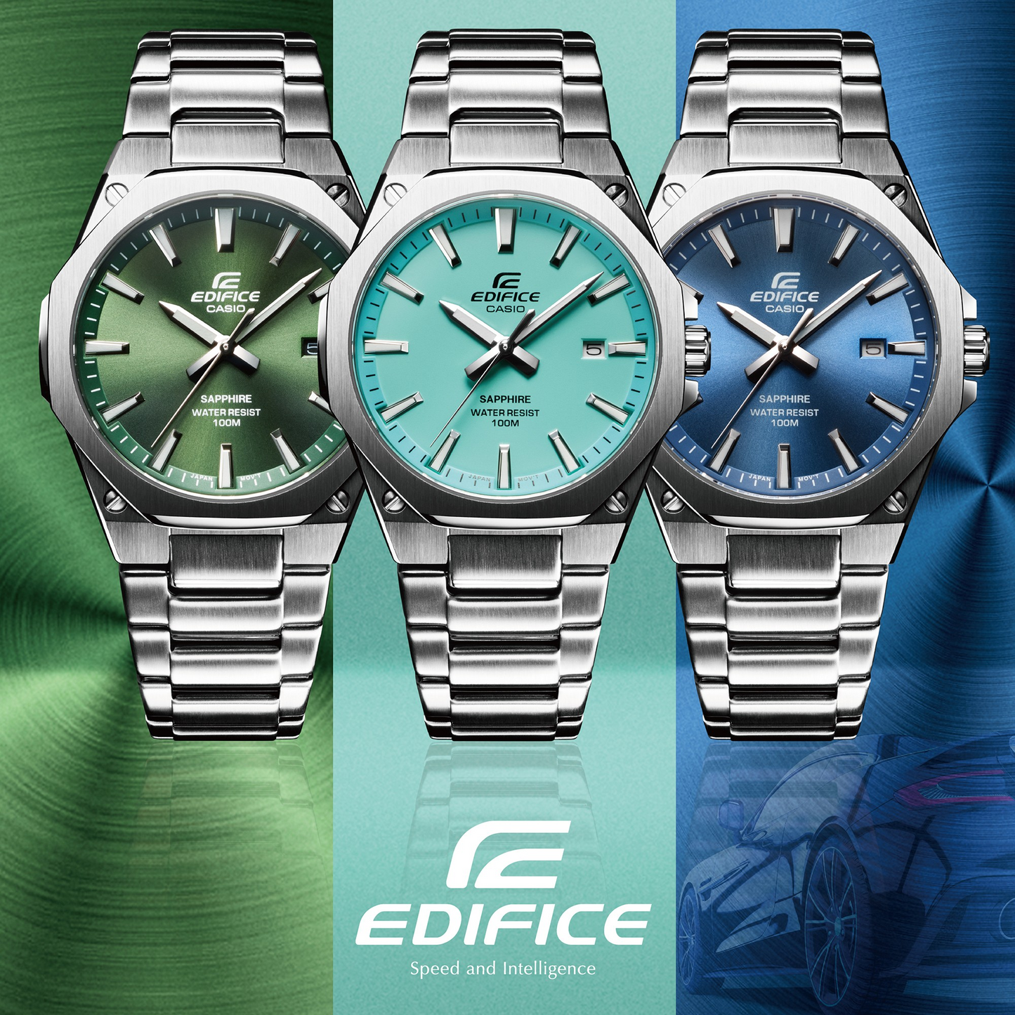 Casio Watch:3-Hand Analog EFR-S108D-2BV