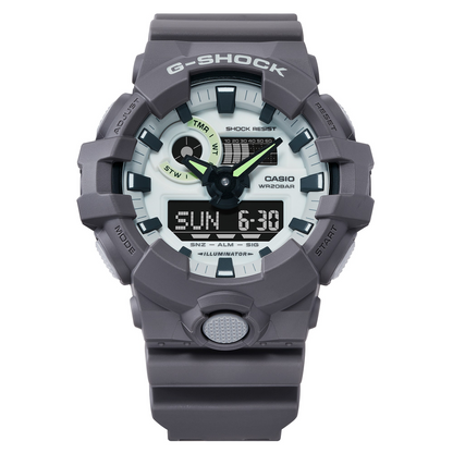 Casio Watch:ANALOG-DIGITAL GA-700 SERIES GA-700HD-8A