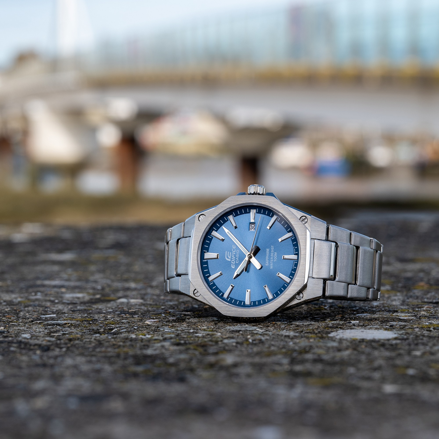 Casio Watch:3-Hand Analog EFR-S108D-2AV
