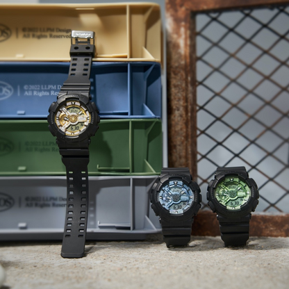 Casio Watch:ANALOG-DIGITAL 110 SERIES GA-110CD-1A2
