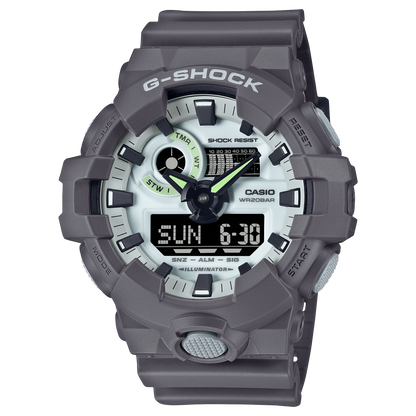 Casio Watch:ANALOG-DIGITAL GA-700 SERIES GA-700HD-8A