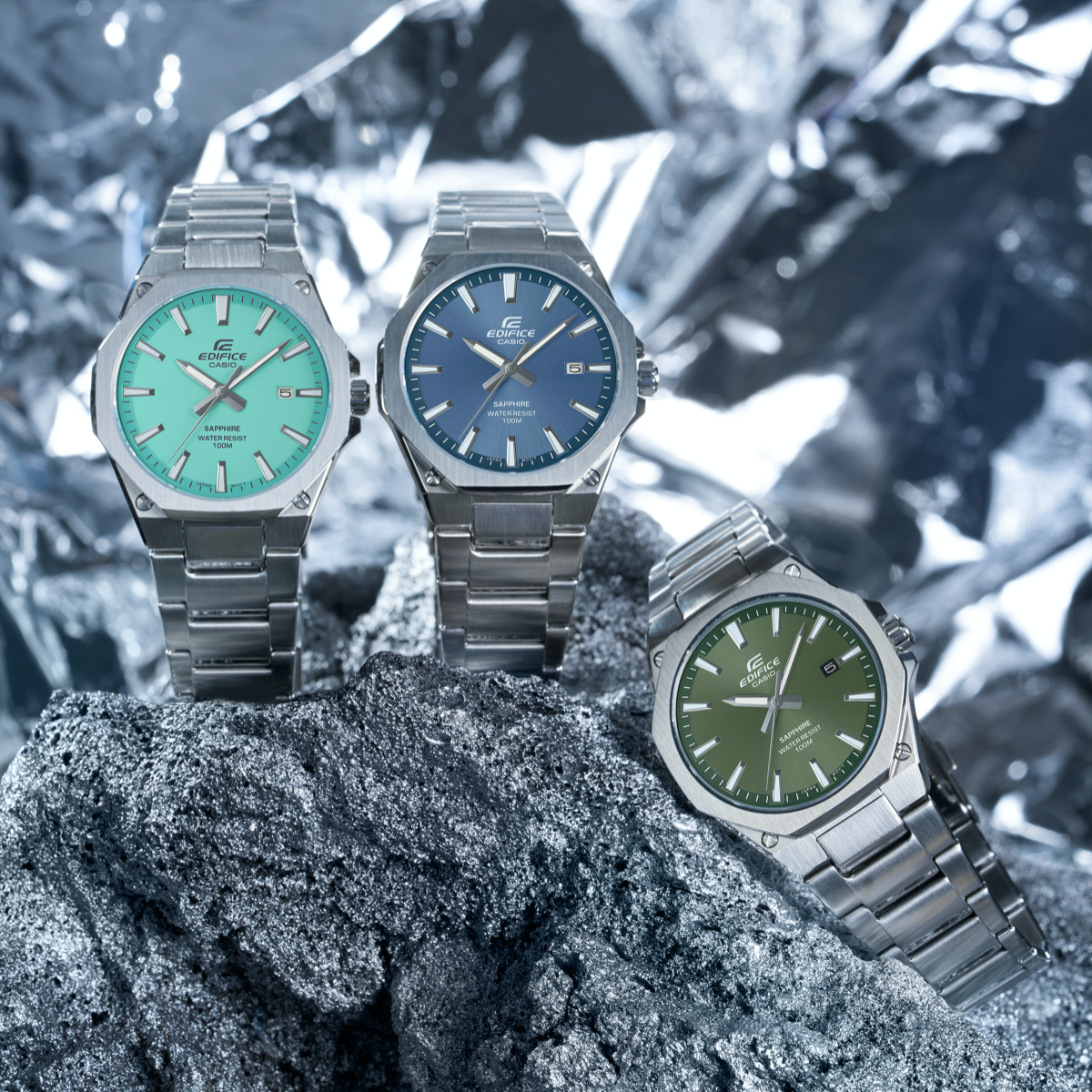 Casio Watch:3-Hand Analog EFR-S108D-2BV
