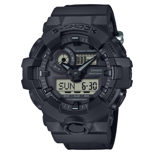 Casio Watch:ANALOG-DIGITAL GA-700 SERIES GA-700BCE-1A