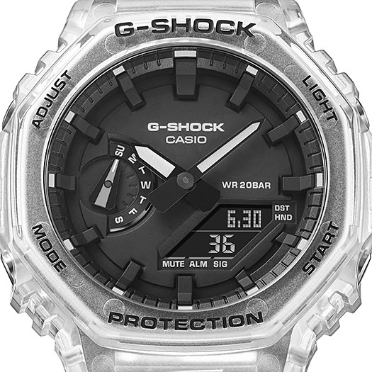 Casio Watch:ANALOG-DIGITAL 2100 Series GA-2100SKE-7A