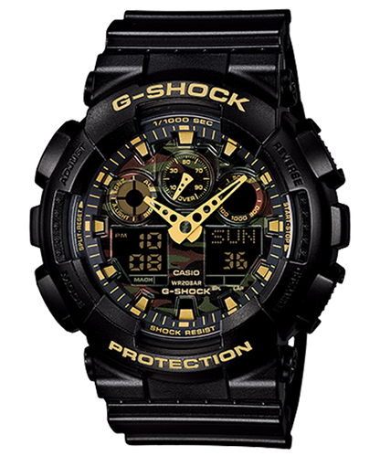 Casio Watch:ANALOG-DIGITAL GA-100 SERIES GA-100CF-1A9