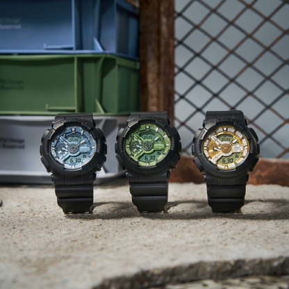 Casio Watch:ANALOG-DIGITAL 110 SERIES GA-110CD-1A2