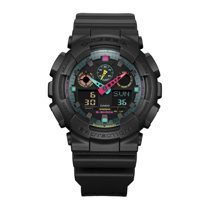 Casio Watch:ANALOG-DIGITAL GA-100 SERIES GA-100MF-1A
