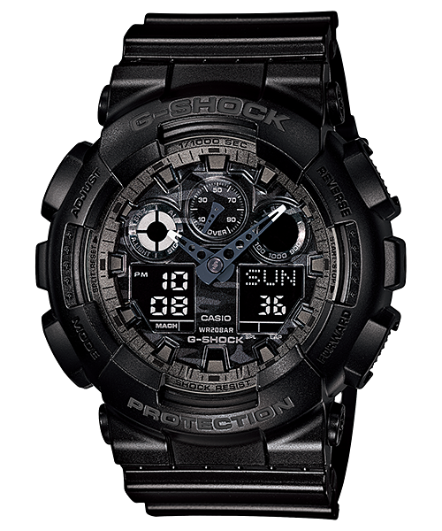 Casuo Watch:ANALOG-DIGITAL GA-100 SERIES GA-100CF-1A