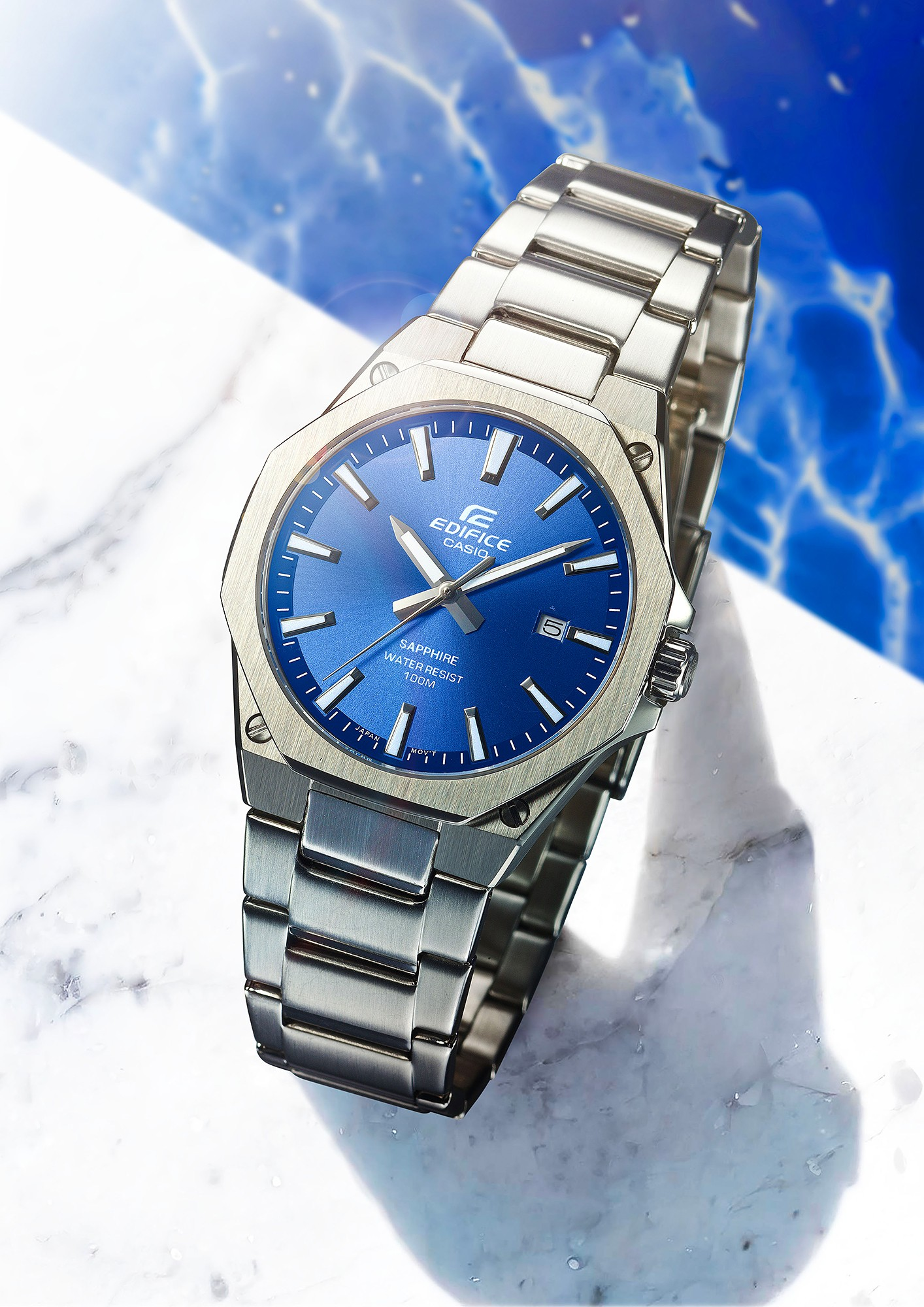 Casio Watch:3-Hand Analog EFR-S108D-2AV