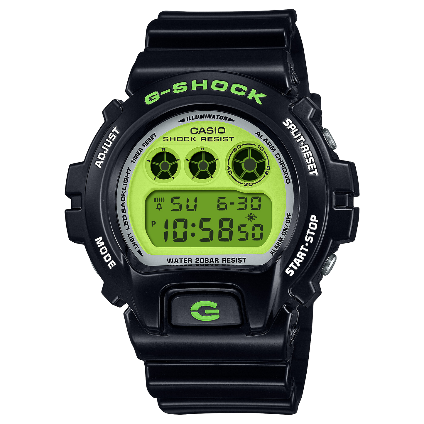 Casio Watch:DIGITAL 6900 SERIES DW-6900RCS-1