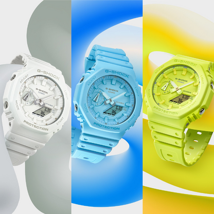 Casio Watch:ANALOG-DIGITAL 2100 Series GA-2100-9A9
